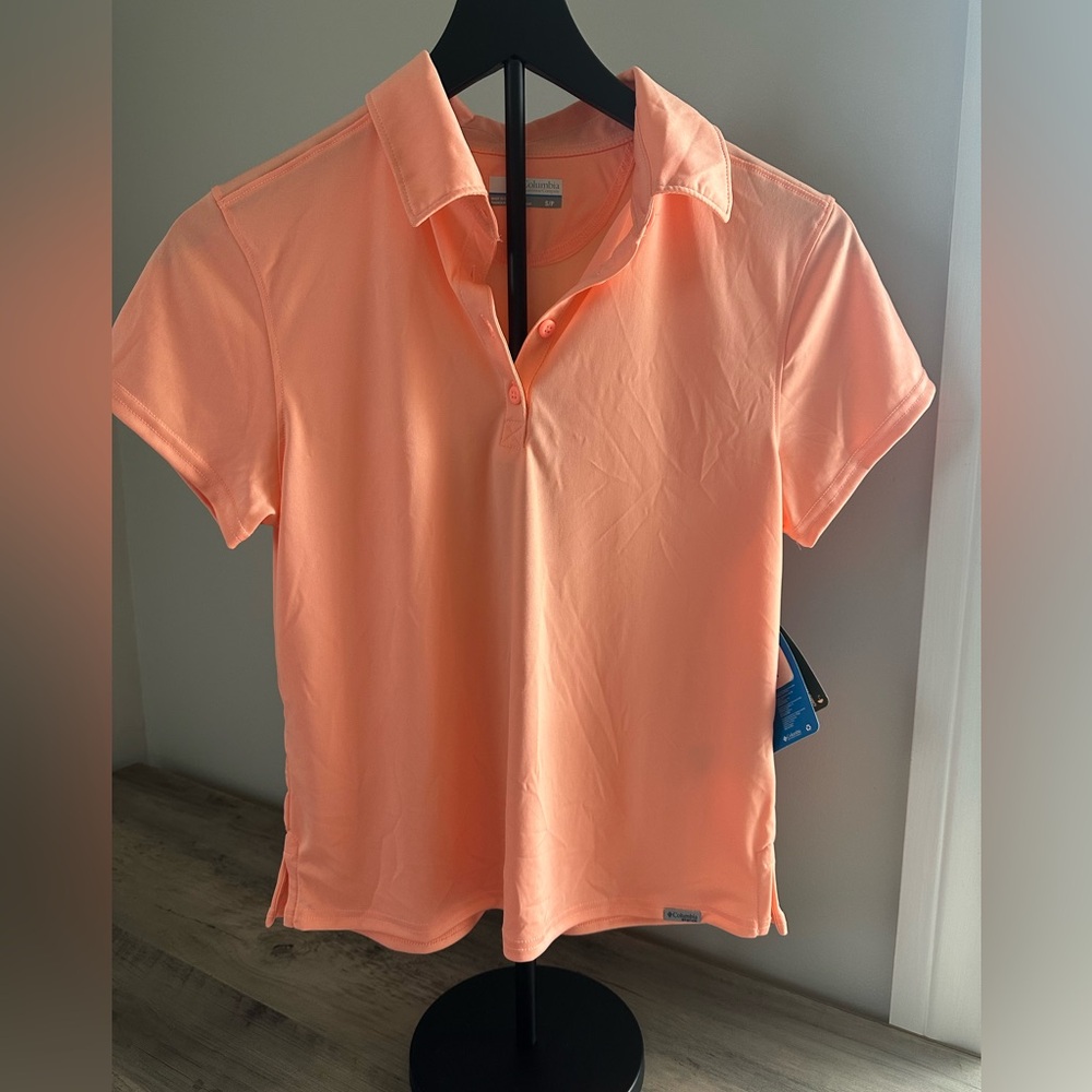 Columbia Women’s Peach Short-Sleeve Polo
